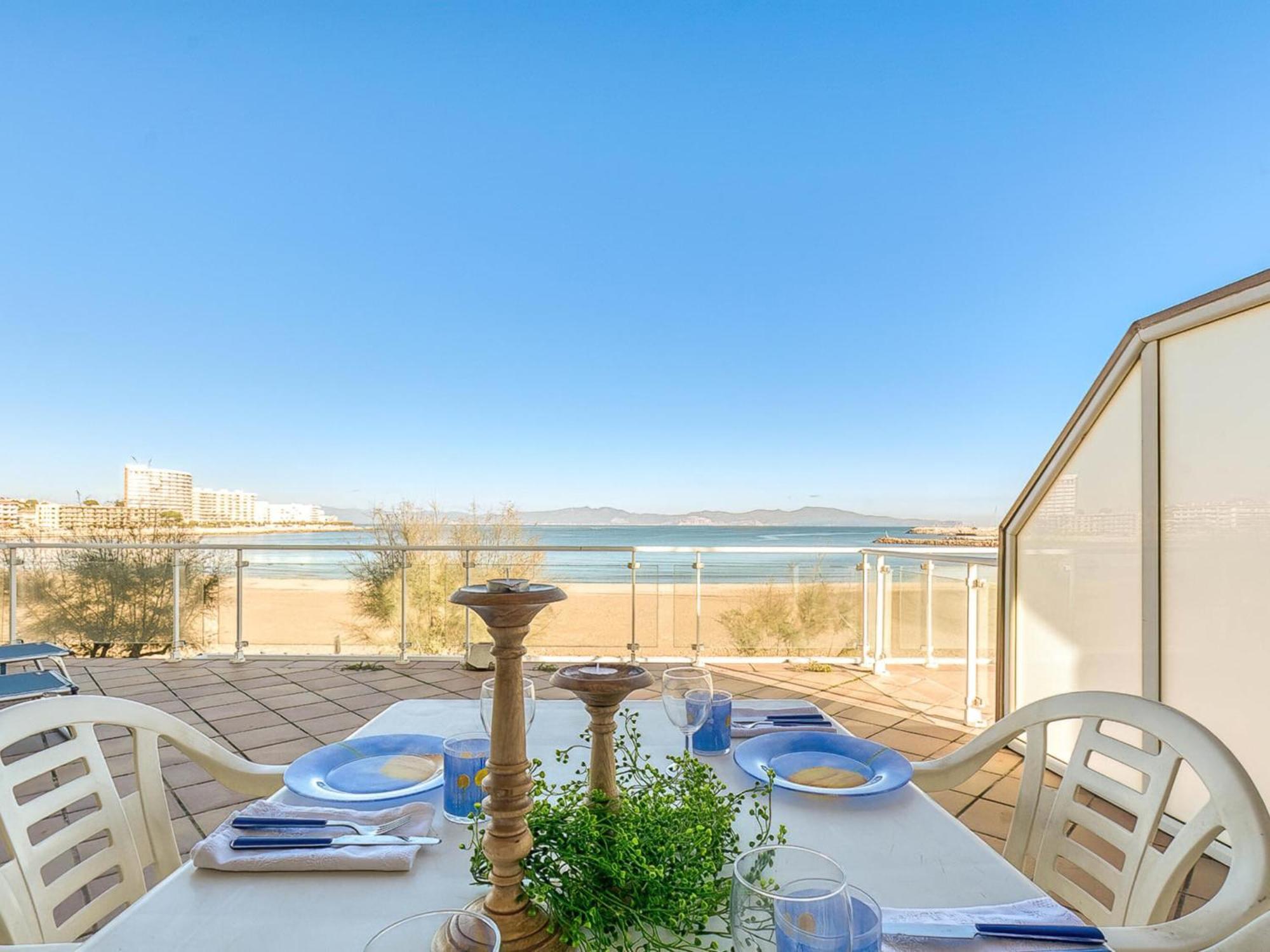 Apto. Vista Mar - Wifi, Piscina, Parking, 1ª Linea De La Playa. - Es-89-130 Torroella de Montgrí Exterior foto